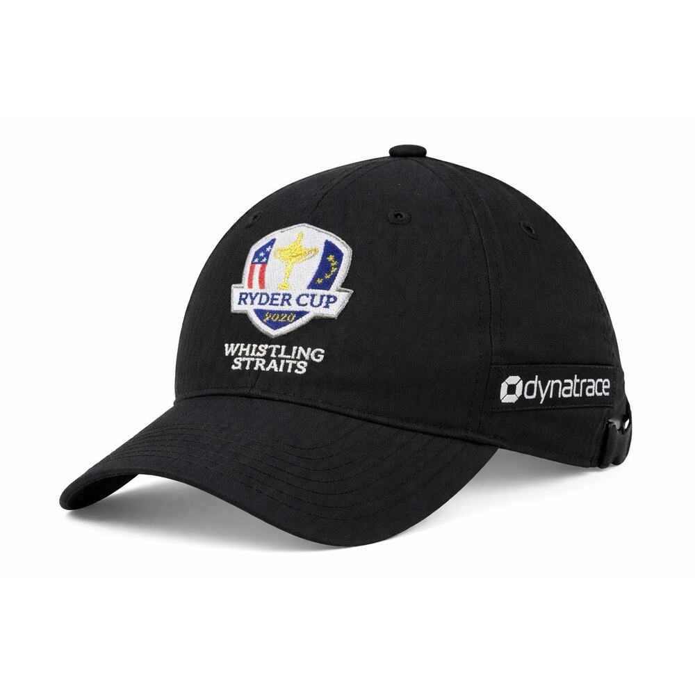 Black Nike Ryder Cup 2020 Whistling Straits Golf Hat Adjustable Dynatrace Logo